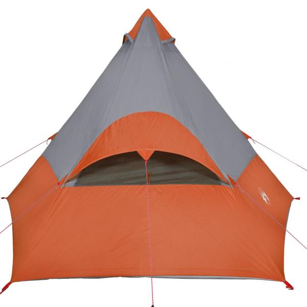 Tipi-Campingzelt 7 Personen Orange Wasserdicht