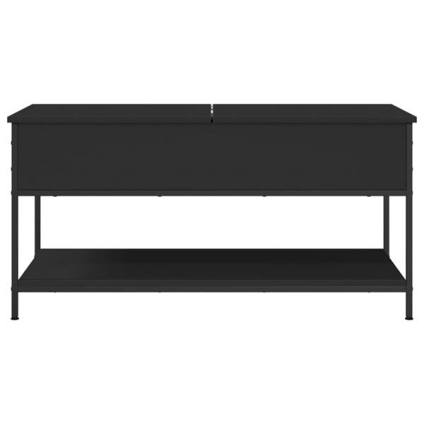 Couchtisch Schwarz 100x50x50 cm Holzwerkstoff und Metall