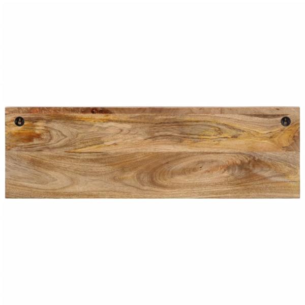 Wandgarderobe mit 5 Haken Massivholz Mango