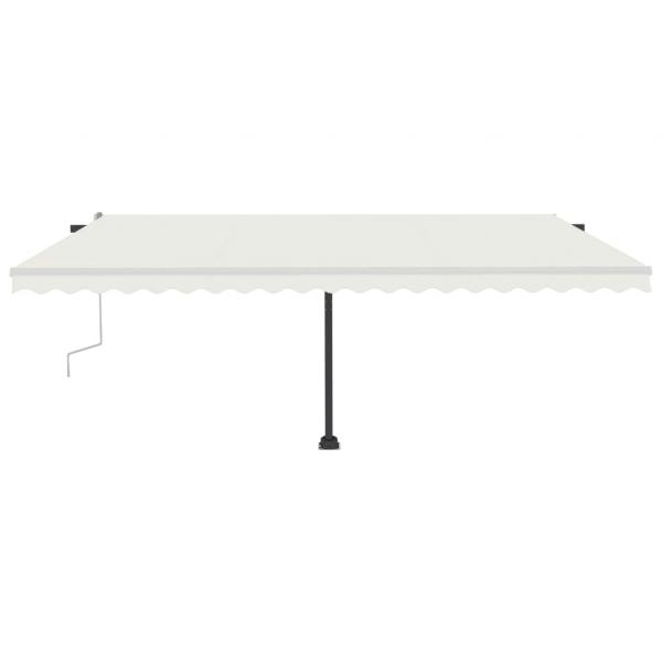 Standmarkise Manuell Einziehbar 500x350 cm Creme