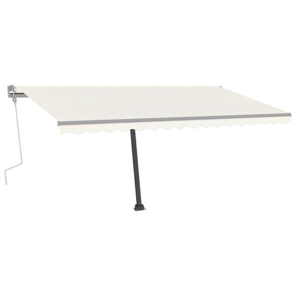 Standmarkise Manuell Einziehbar 400x350 cm Creme