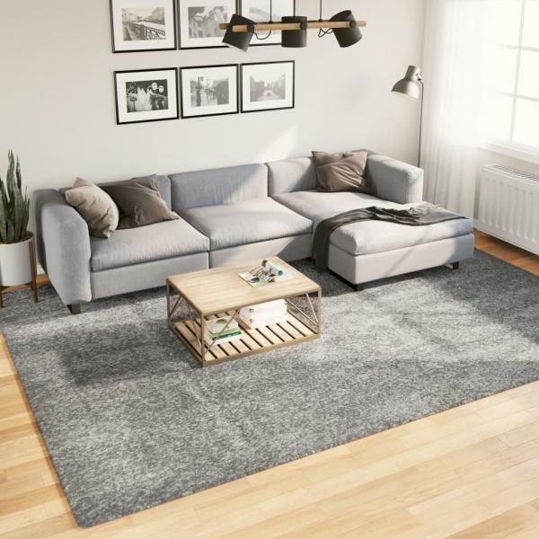 ARDEBO.de - Teppich Shaggy Hochflor Modern Grün 240x340 cm