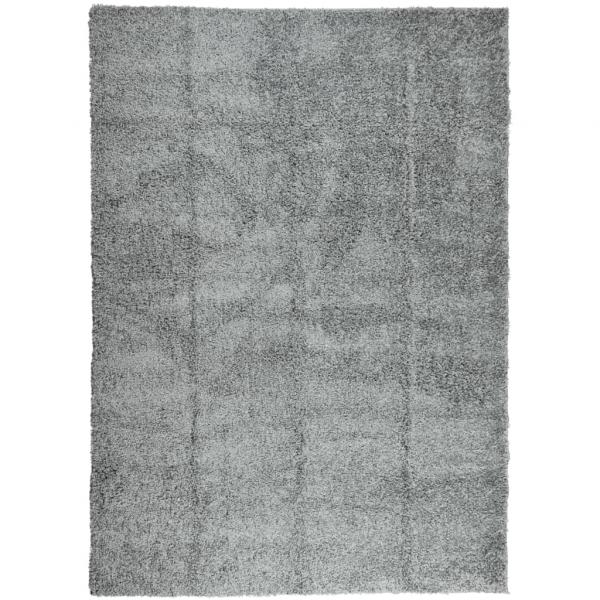 Teppich Shaggy Hochflor Modern Grün 240x340 cm