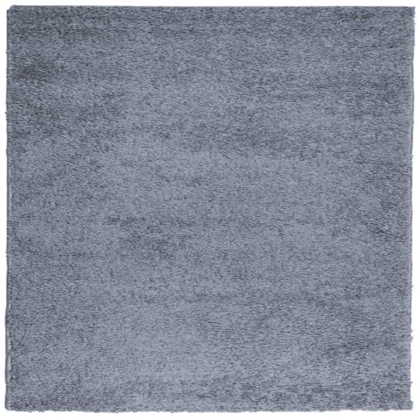 ARDEBO.de - Teppich Shaggy Hochflor Modern Blau 200x200 cm