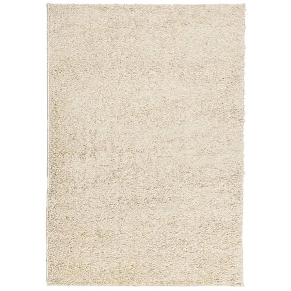 Teppich Shaggy Hochflor Modern Golden 140x200 cm