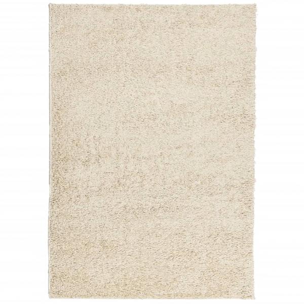 ARDEBO.de - Teppich Shaggy Hochflor Modern Golden 240x340 cm