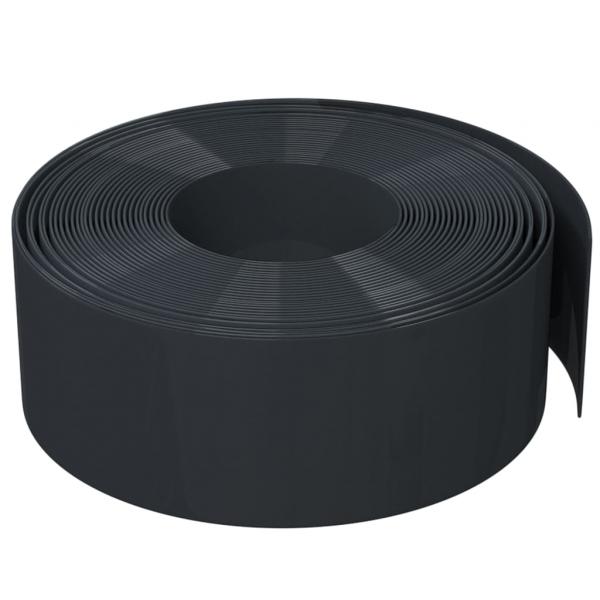 Rasenkanten 5 Stk. Schwarz 10 m 20 cm Polyethylen