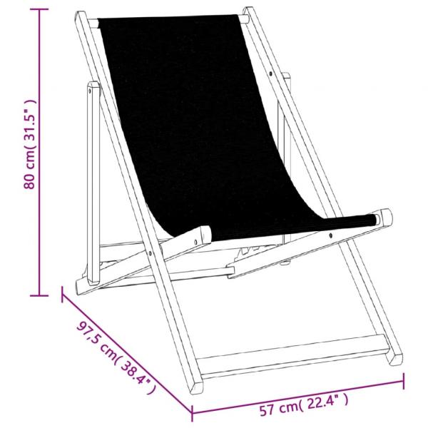 Strandstühle 2 Stk. Klappbar Creme Aluminium und Textilene