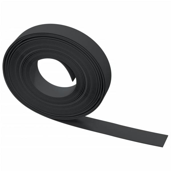 Rasenkanten 5 Stk. Schwarz 10 m 10 cm Polyethylen