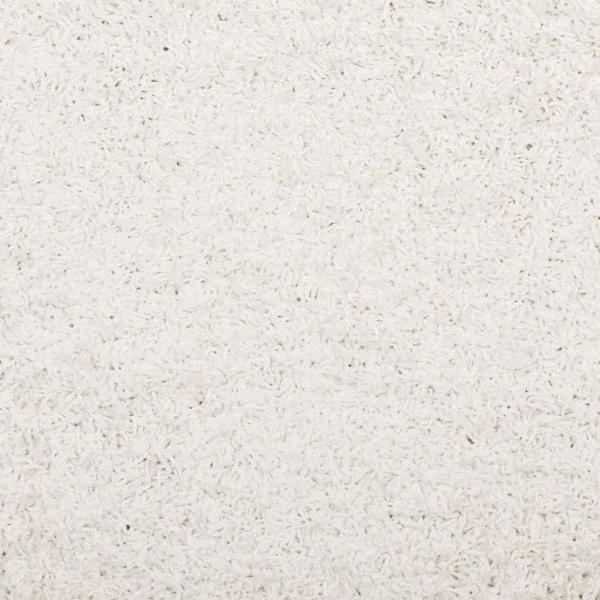 Teppich Shaggy Hochflor Modern Creme 160x230 cm