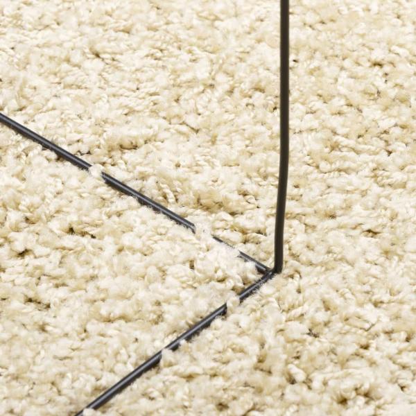 Teppich Shaggy Hochflor Modern Golden 160x230 cm