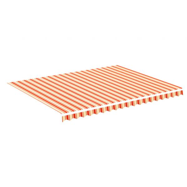 Markisenbespannung Gelb und Orange 4,5x3,5 m