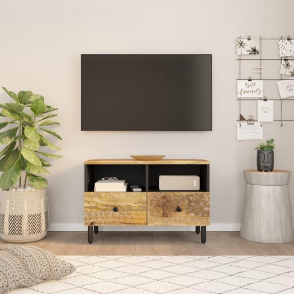 ARDEBO.de - TV-Schrank 70x33x46 cm Massivholz Mango