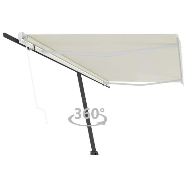 ARDEBO.de - Standmarkise Automatisch 500x300 cm Creme