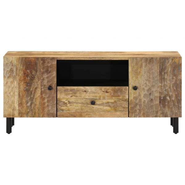 TV-Schrank 105x33x46 cm Massivholz Mango