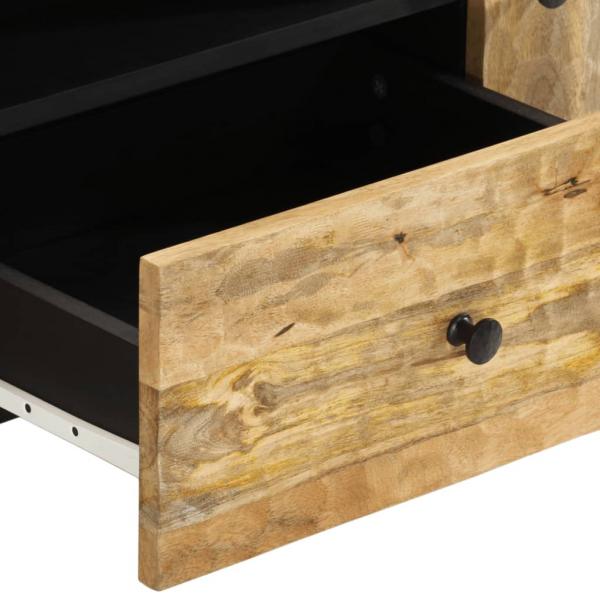 TV-Schrank 105x33x46 cm Massivholz Mango