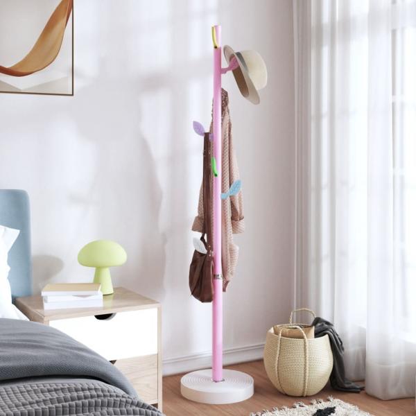 Garderobenständer Rosa 172 cm Pulverbeschichtetes Eisen