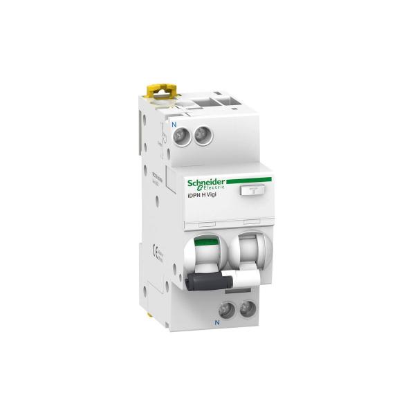 Schneider Electric A9D07616 Fi/LS-Schalter iDPNH Vigi 1p+N, 16A, 30mA, Typ A, 10 kA (A9D07616)