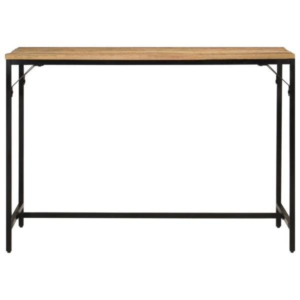 ARDEBO.de - Esstisch 110x55x75 cm Raues Massivholz Mango und Eisen