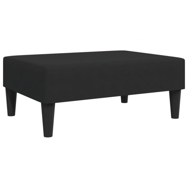 ARDEBO.de - Fußhocker Schwarz 77x55x31 cm Samt