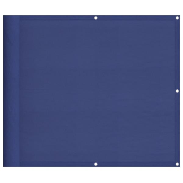 Balkon-Sichtschutz Blau 90x700 cm 100 % Polyester-Oxford