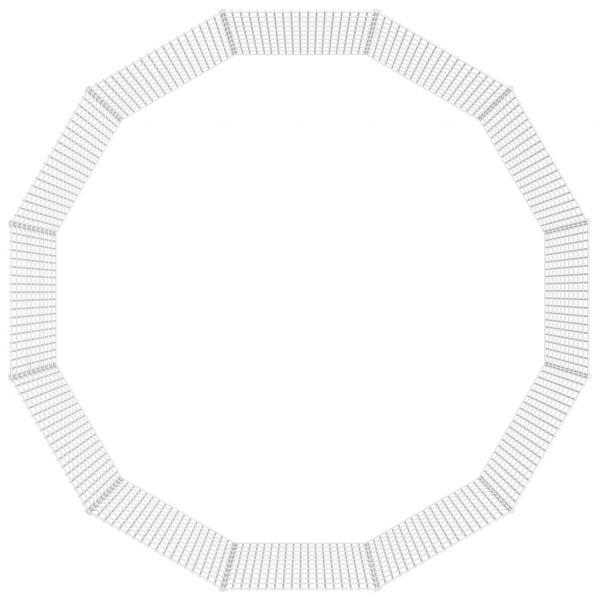 Freilaufgehege 12-teilig 54x100 cm Verzinktes Eisen