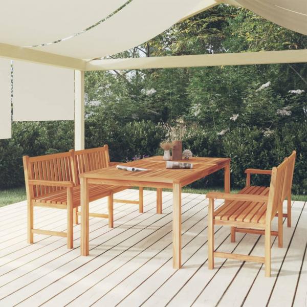 ARDEBO.de - 3-tlg. Garten-Essgruppe Massivholz Teak