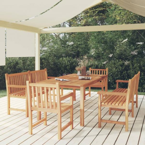 ARDEBO.de - 5-tlg. Garten-Essgruppe Massivholz Teak