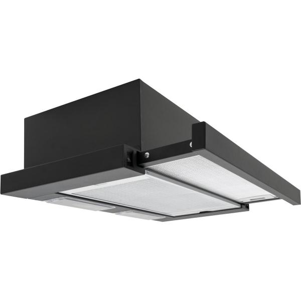 Amica FH 664 620 S EEK: A Flachschimhaube, 60 cm breit, Abluft-/Umluftbetrieb, LED, 410 m³/h, edelstahl