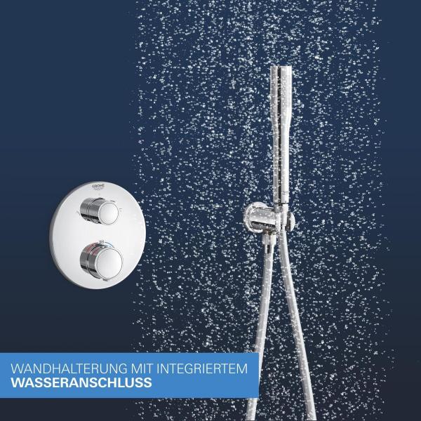 GROHE Precision Thermostat Duschsystem, Quickfix, Unterputz, mit Vitalio Rain Mono 310, chrom (34880000)