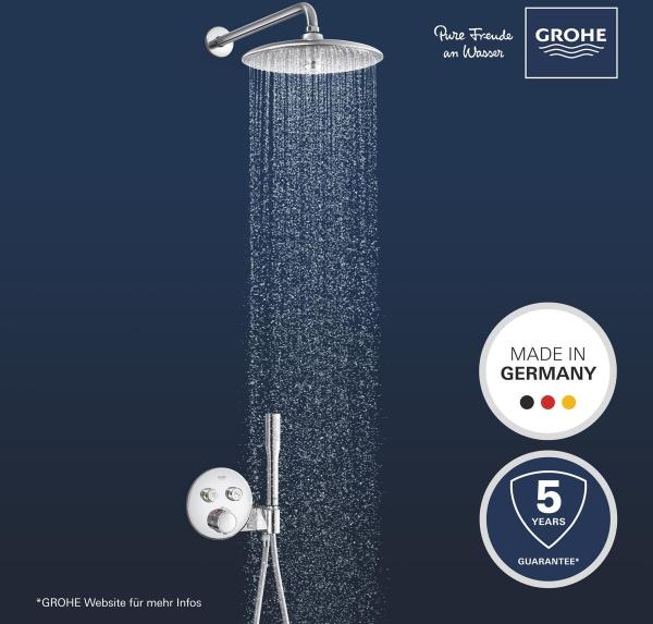 GROHE Precision Smartcontrol Duschsystem, Quickfix, Unterputz, mit Vitalio Joy 260, chrom (34878000)