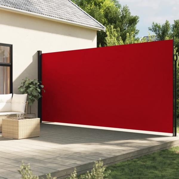 ARDEBO.de - Seitenmarkise Ausziehbar Rot 200x600 cm