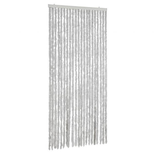 ARDEBO.de - Fliegenvorhang Grau 100x220 cm Chenille