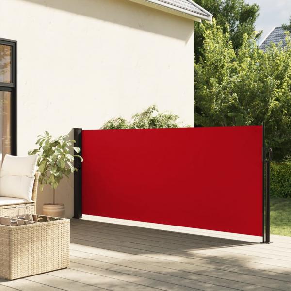 ARDEBO.de - Seitenmarkise Ausziehbar Rot 120x600 cm