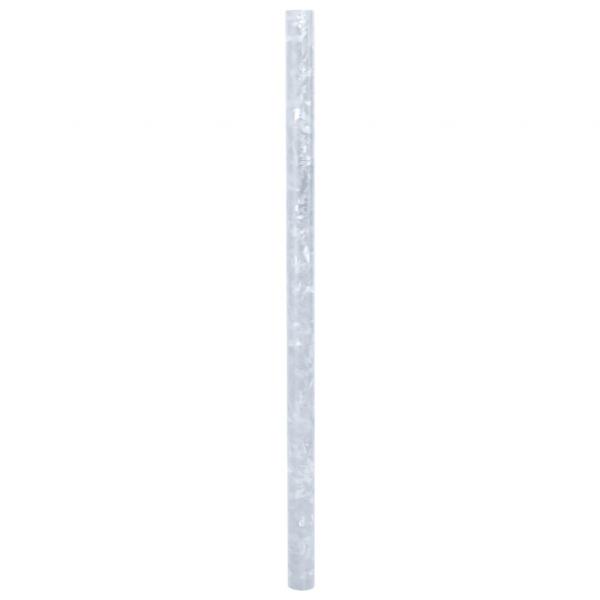 Fensterfolien 2 Stk. Matt Blumen-Muster PVC