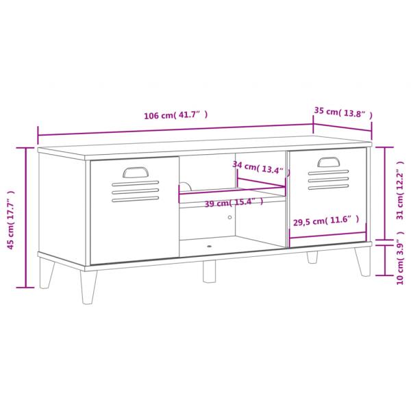 Schuhbank VIKEN Schwarz 106x35x45 cm Holzwerkstoff