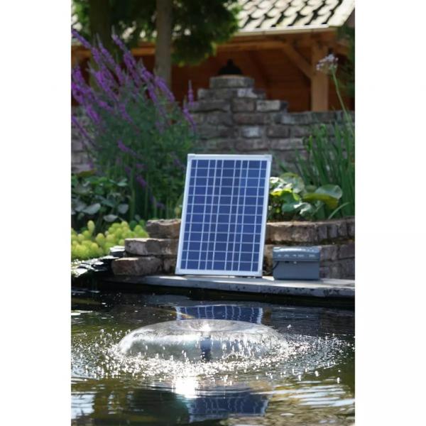 Ubbink SolarMax 1000 mit Solarmodul, Pumpe und Batterie 1351182