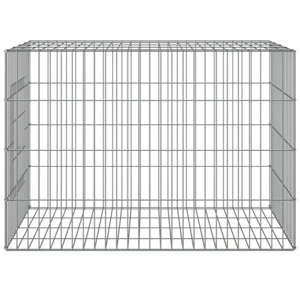 Kaninchenkäfig 78x54x54 cm Verzinktes Eisen