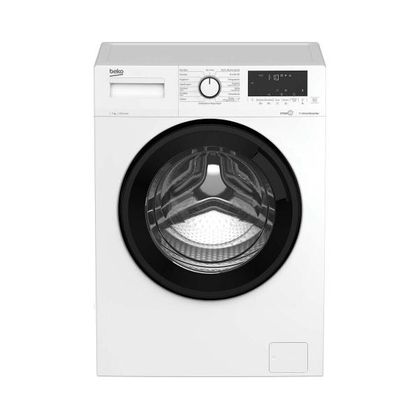 ARDEBO.de Beko WML71432NR 7 kg Frontlader Waschmaschine, 60 cm breit, 1400 U/Min, Aqua Stop, Kindersicherung, Bluetooth, 15 Programme, weiß