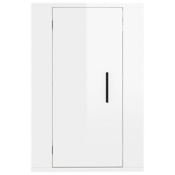 TV-Wandschrank Hochglanz-Weiß 40x34,5x60 cm