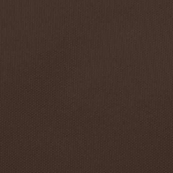 Sonnensegel Oxford-Gewebe Quadratisch 3,6x3,6 m Braun