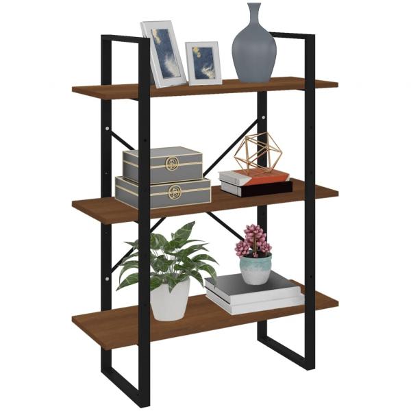 Bücherregal Braun Eichen-Optik 80x30x105 cm Holzwerkstoff