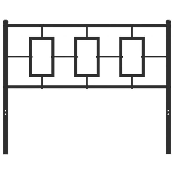 Kopfteil Metall Schwarz 107 cm