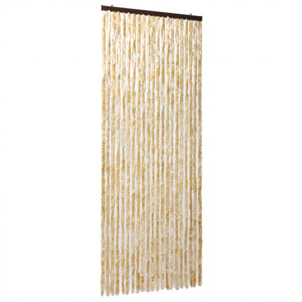 Fliegenvorhang Beige 100x200 cm Chenille