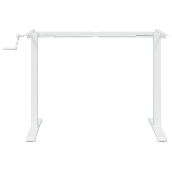 Gestell für Sitz-Steh-Schreibtische Weiß (94-135)x60x(70-114)cm