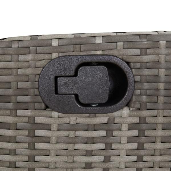 9-tlg. Garten-Essgruppe mit Kissen Beige Poly Rattan