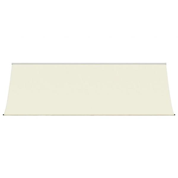 Markise Einziehbar Creme 400x150 cm Stoff und Stahl