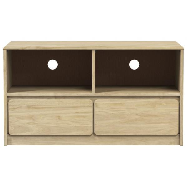 TV-Schrank SAUDA Eiche-Optik 99x43x55 cm Massivholz Kiefer	