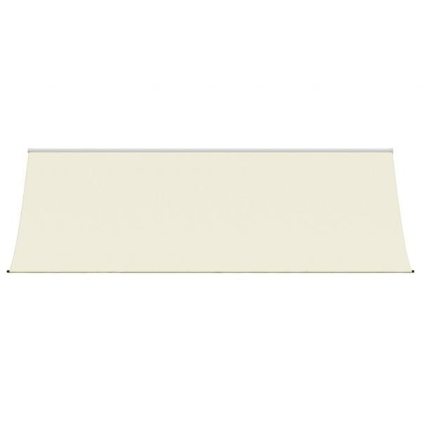 Markise Einziehbar Creme 350x150 cm Stoff und Stahl