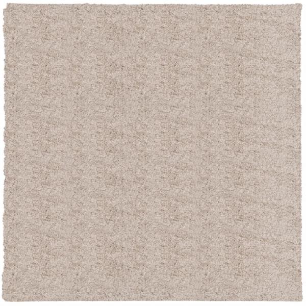 Shaggy-Teppich PAMPLONA Hochflor Modern Beige 120x120 cm